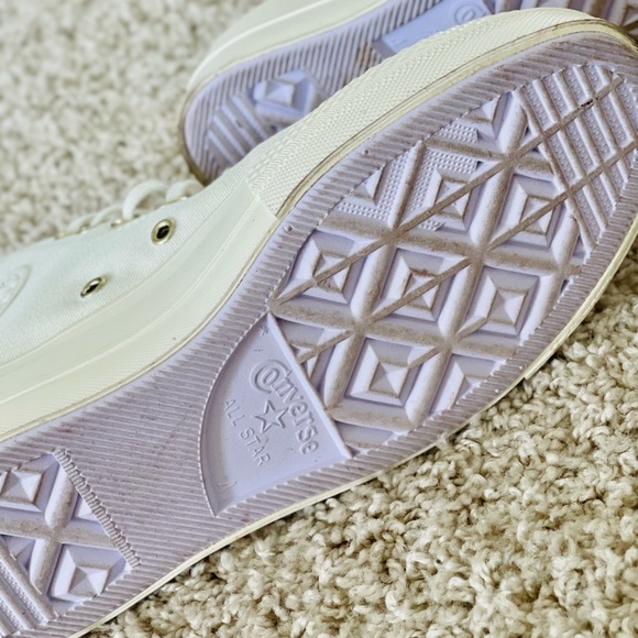 Chuck Taylor All Star Lift Platform Gem Shine - White Converse - Picture 6 of 6